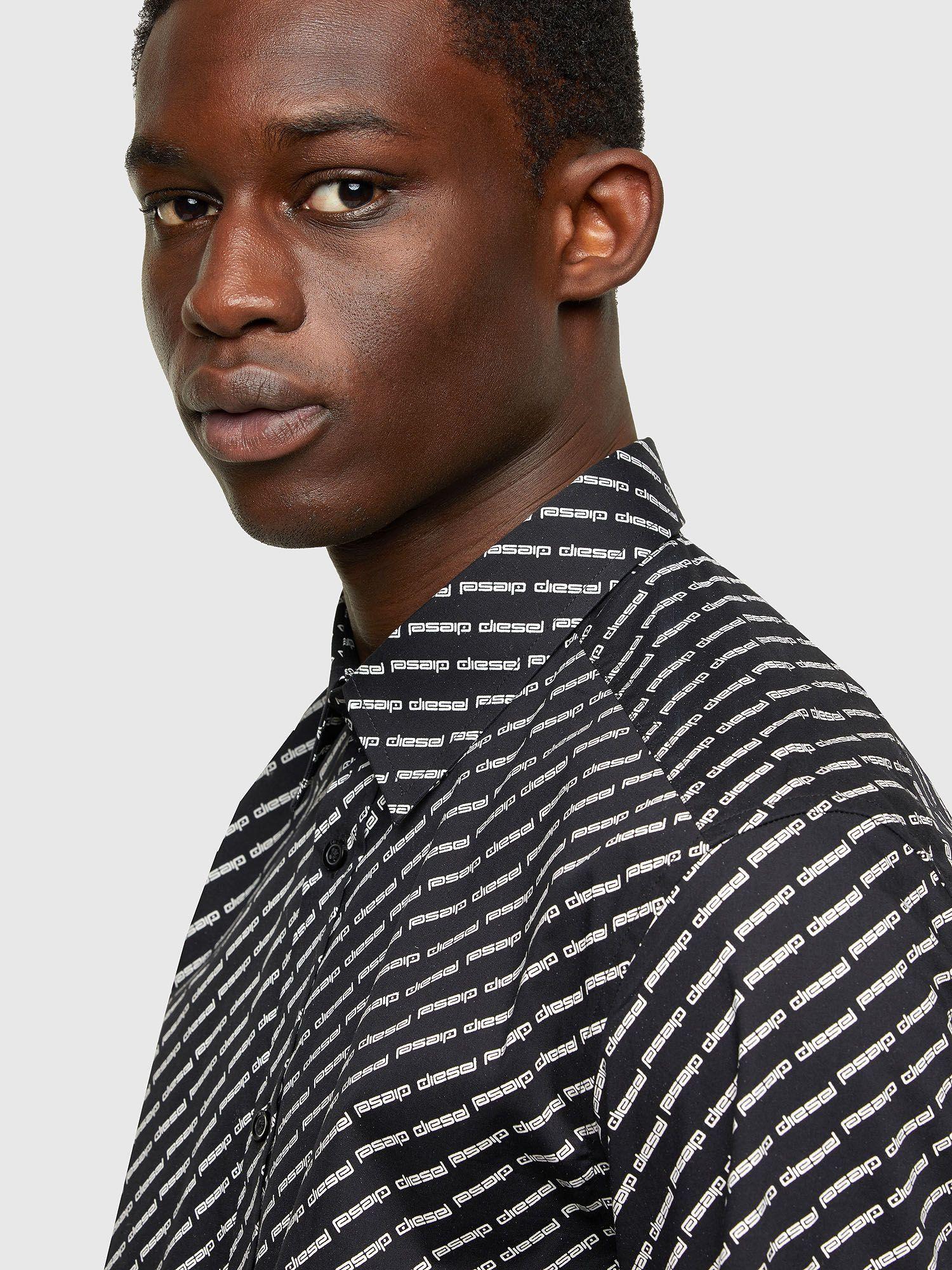 Camisa S Riley Ka B Shirt 9Xxa Negro Diesel-2