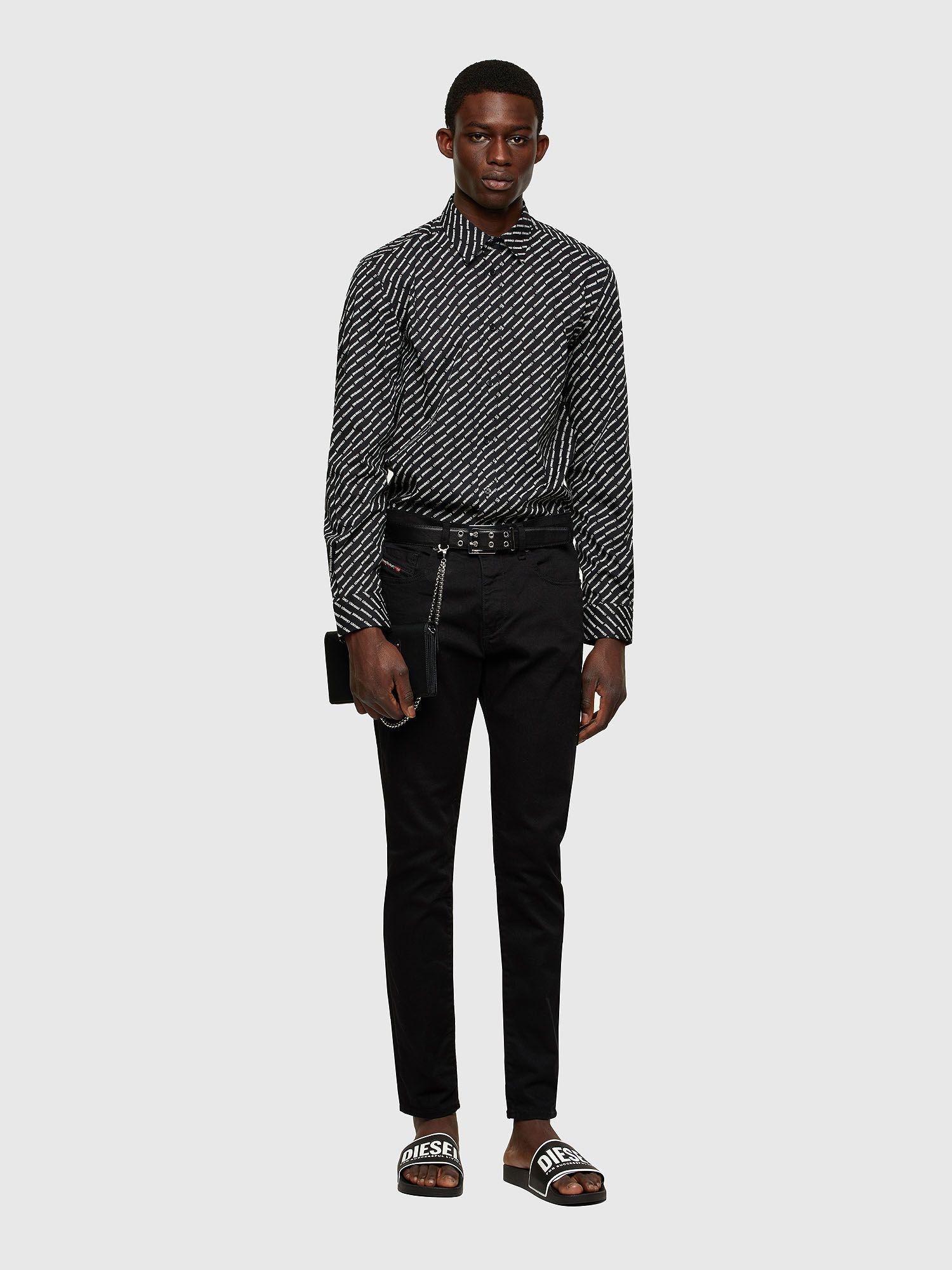 Camisa S Riley Ka B Shirt 9Xxa Negro Diesel-4