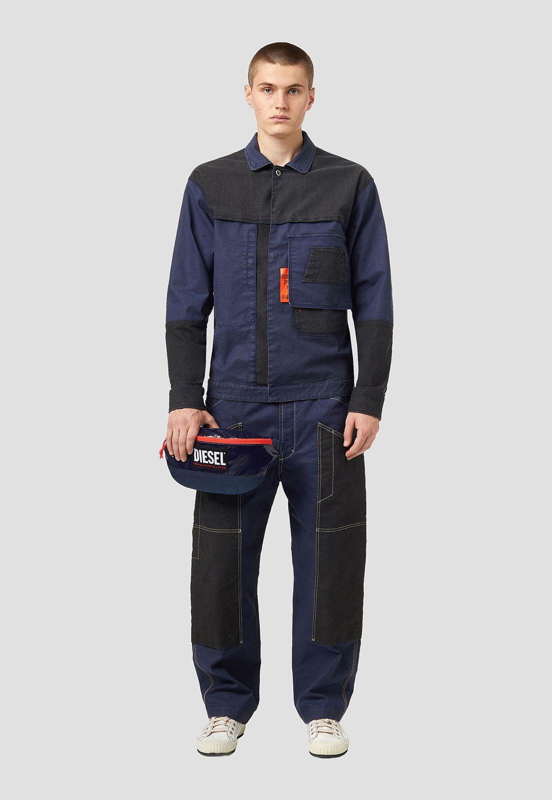 Banano Lyam Pat Belt Bag T6062 Azul Diesel-5