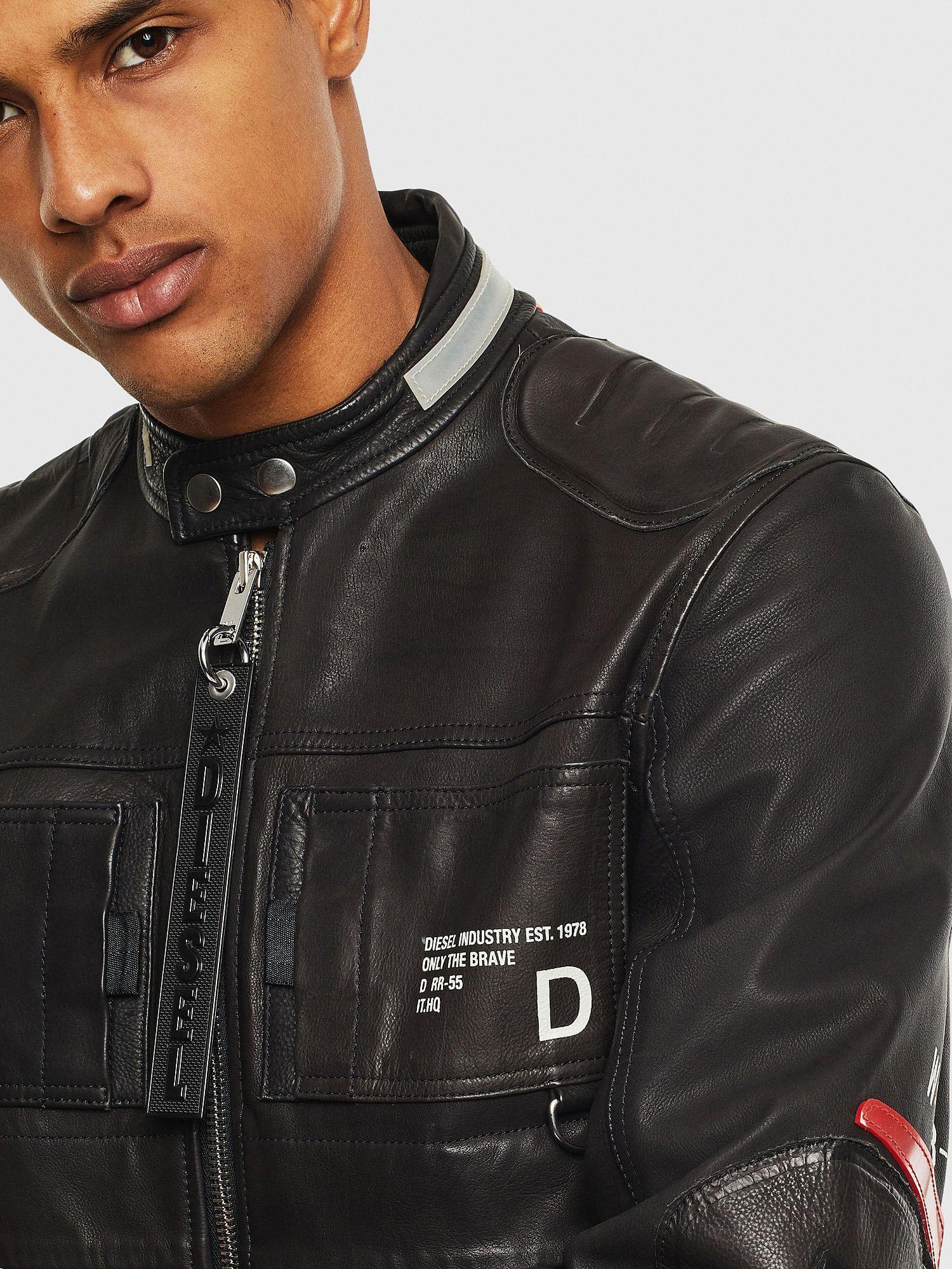 Chaqueta L Dixon Jacket Negro Diesel-2