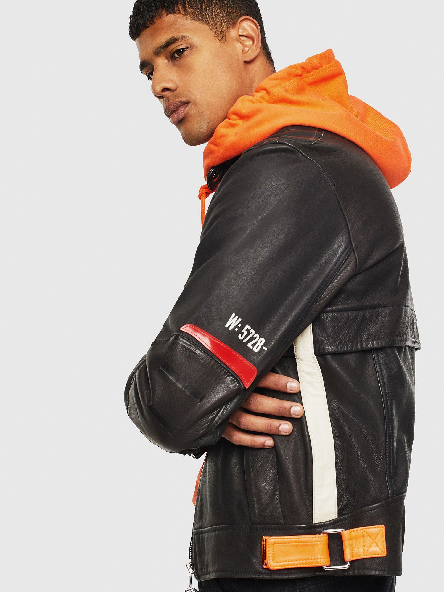 Chaqueta L Dixon Jacket Negro Diesel-3