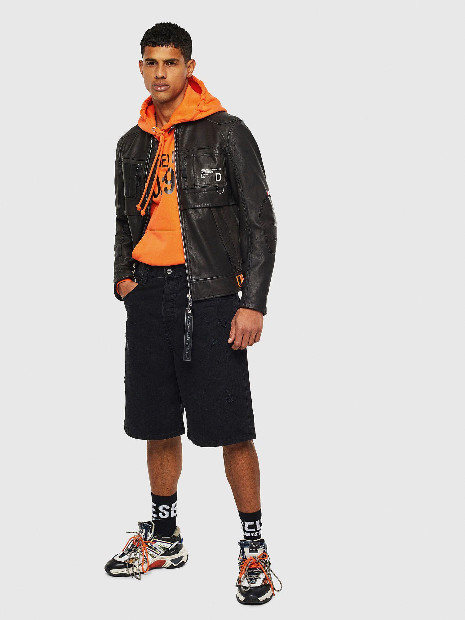 Chaqueta L Dixon Jacket Negro Diesel-7