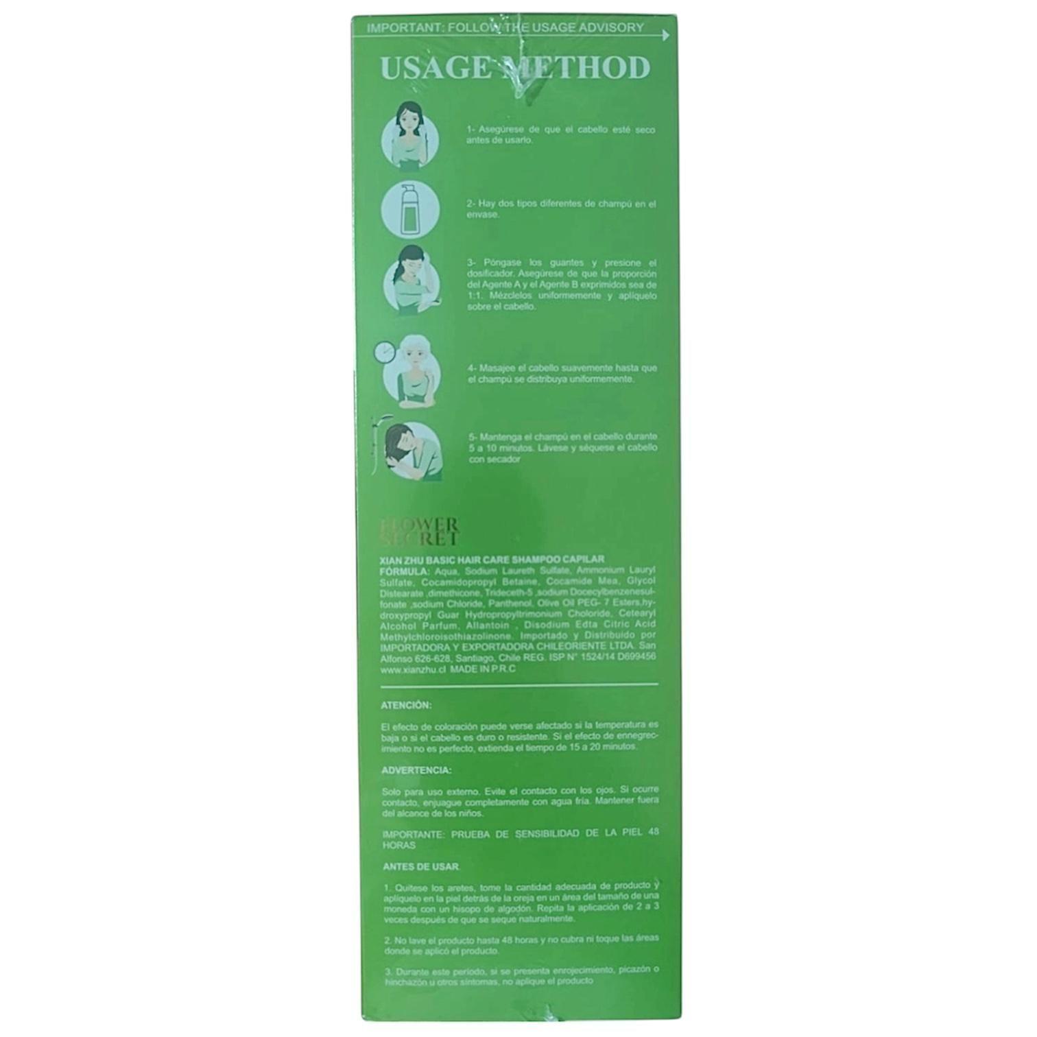 Shampoo Tinte herbal Cubre Canas color rubio natural 400ml-2