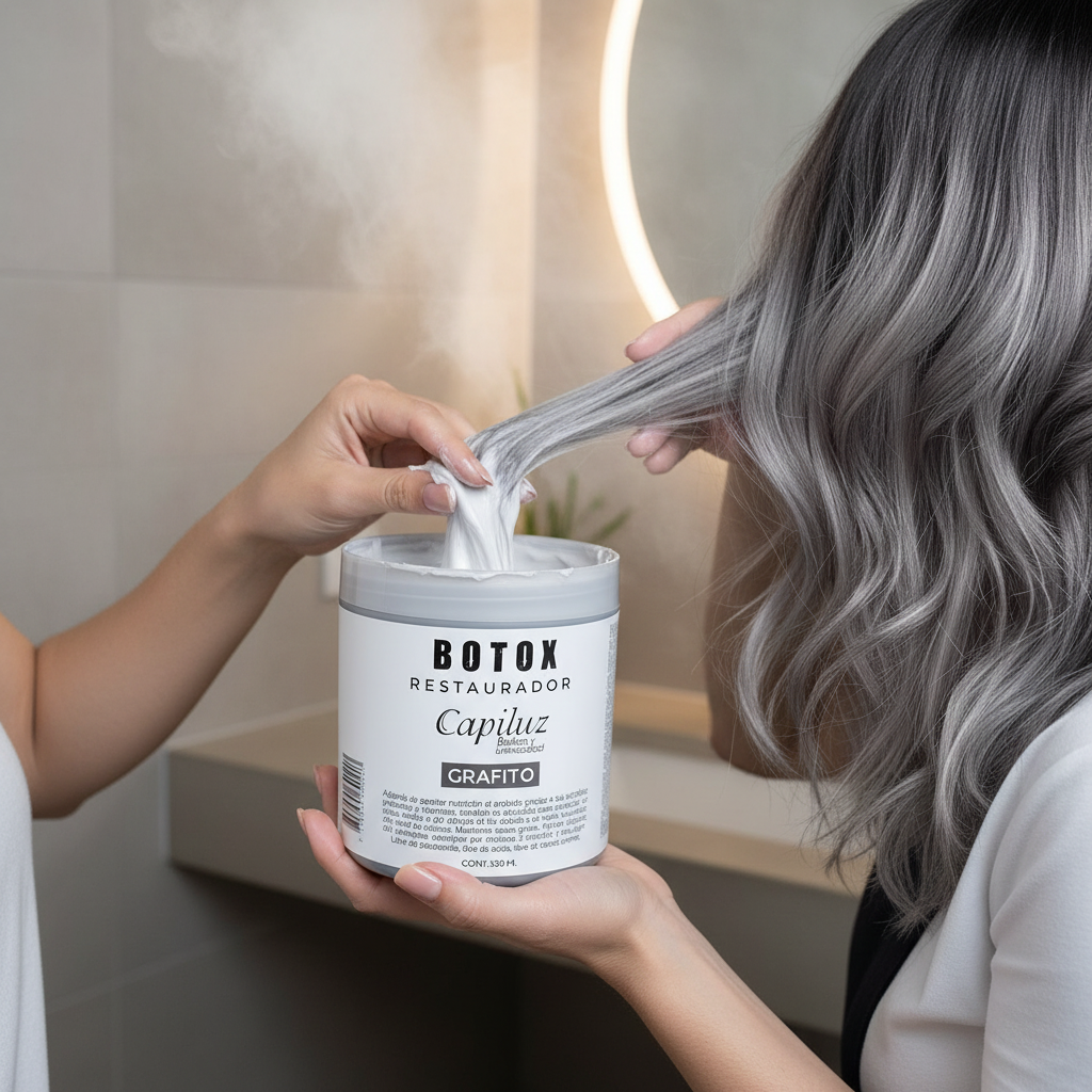 Pack Shampoo Grafito Humo 500 + Matizador Grafito Humo 500ml-2