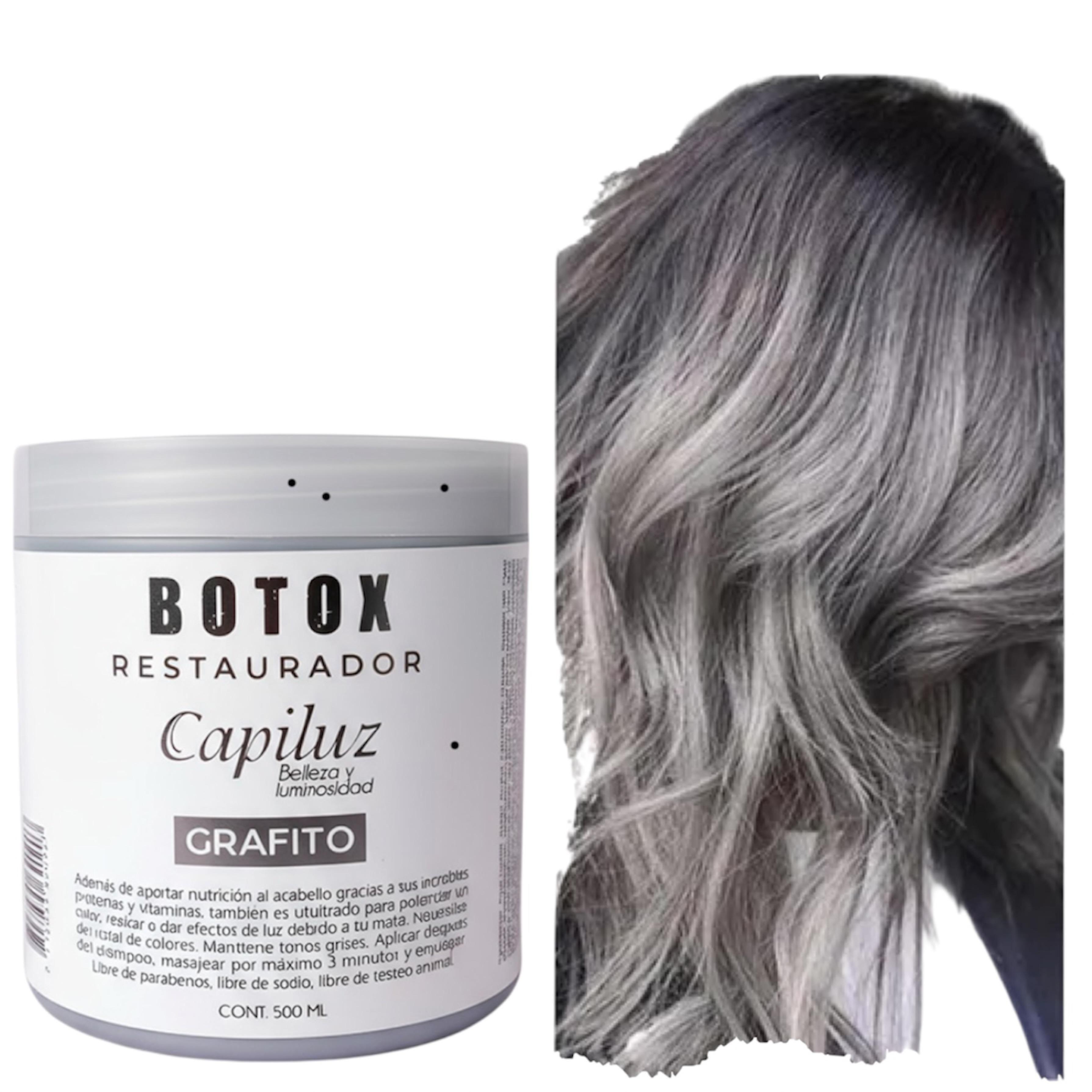 Pack Shampoo Grafito Humo 500 + Matizador Grafito Humo 500ml-1