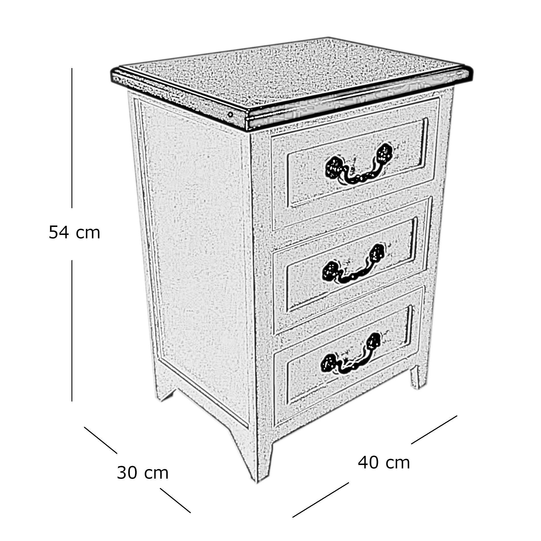 Cajonera Stokkem Tres Cajones Miel-4