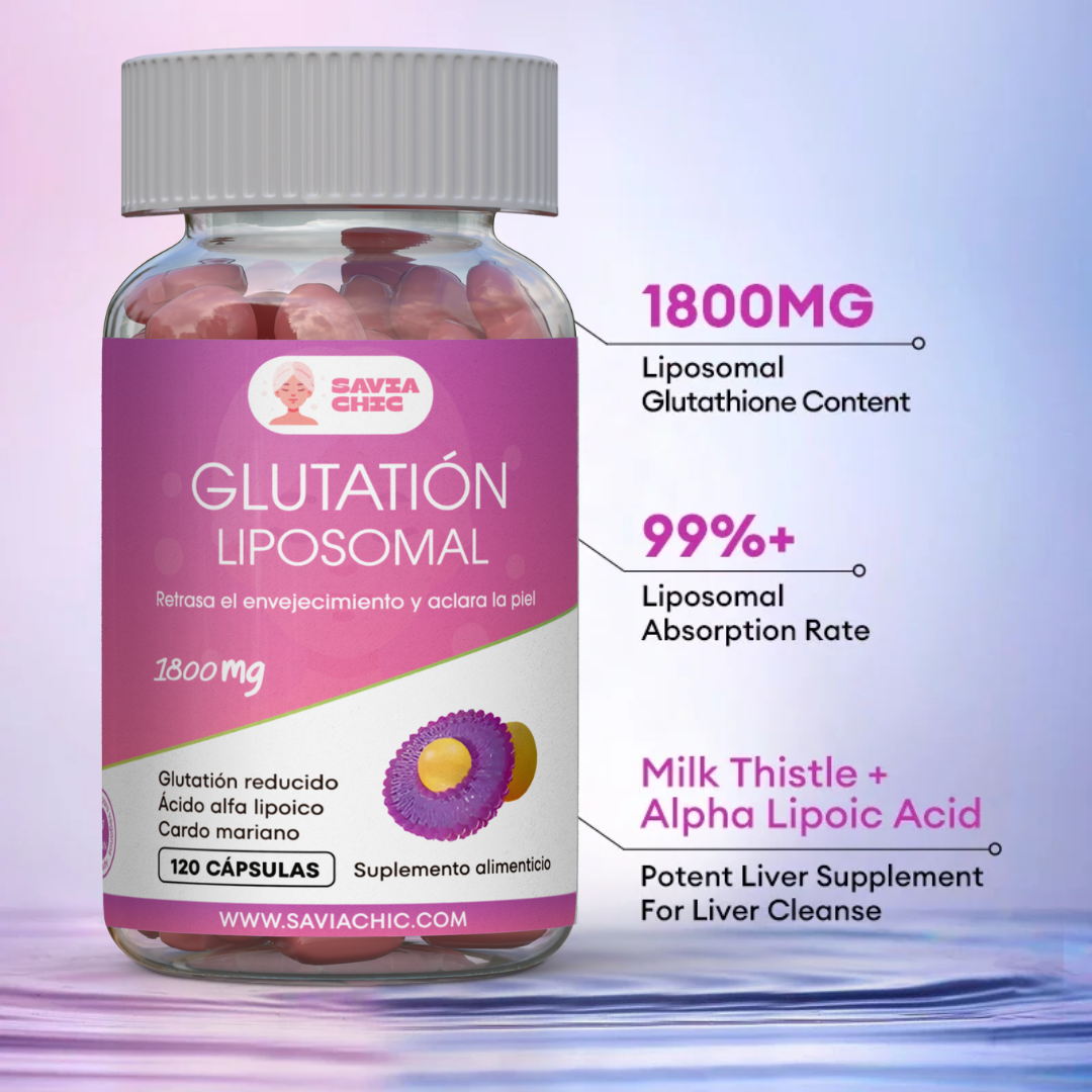 Glutatión Liposomal 1800mg | Antioxidante, Detox, Energia y Piel Radiante | 120 capsulas-3
