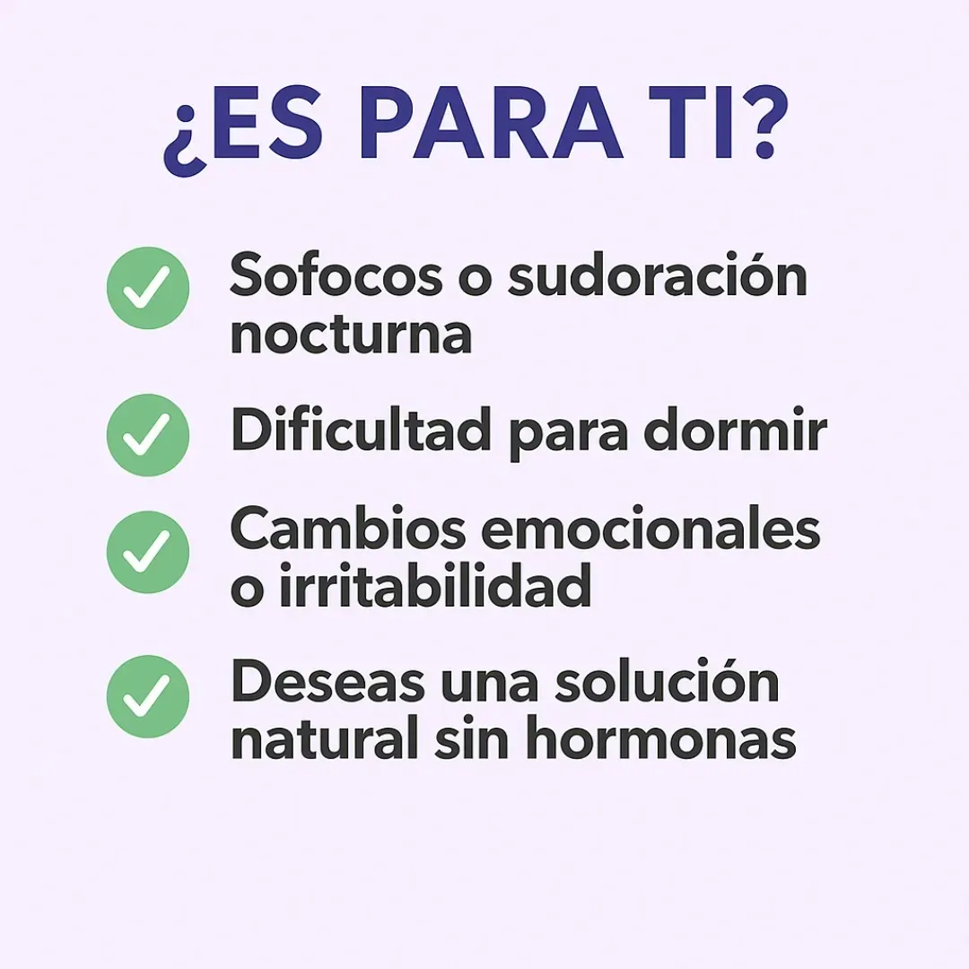 Suplemento Natural para la Menopausia – 60 Capsulas -4