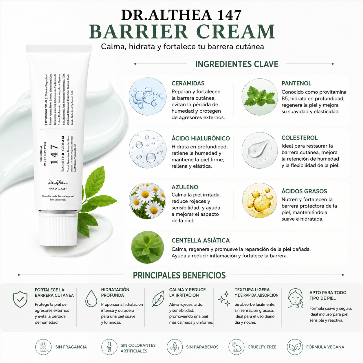 Crema Facial Dr Althea 147 Barrier Cream Para Piel Seca-4