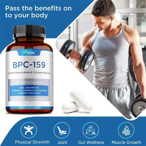Capsulas Peptidos De Colageno Bpc-159 - Pslalae Recuperacion - Sin Sabor-4