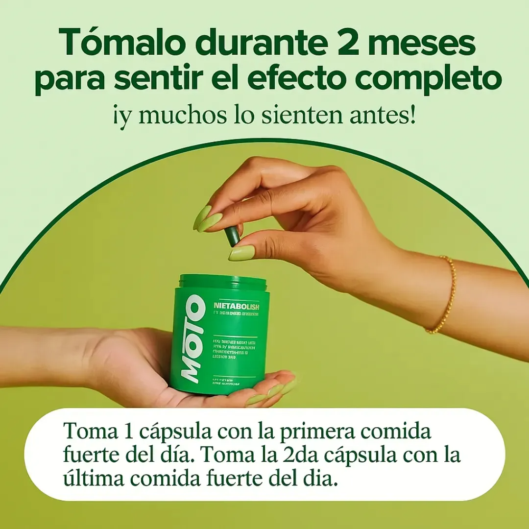 O Positiv Moto Cápsulas Metabolismo Mujer, Veganas, Sin Sabor-2