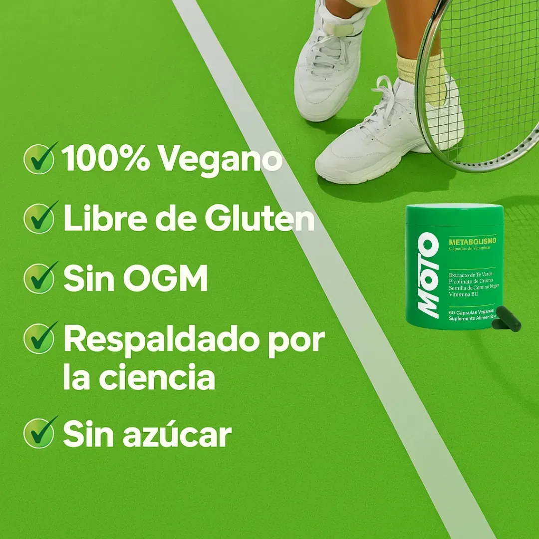 O Positiv Moto Cápsulas Metabolismo Mujer, Veganas, Sin Sabor-3
