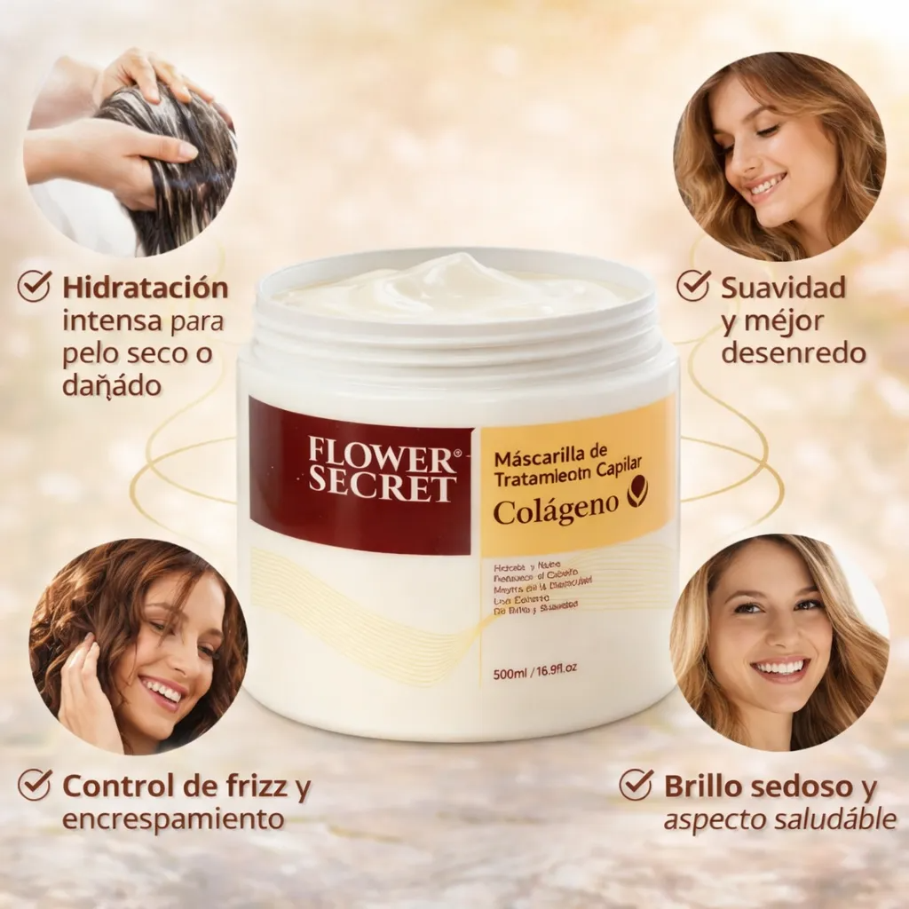 Mascarilla Capilar Con Colágeno 500ml - Restauradora-4