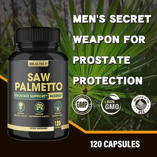 Saw Palmetto 120 Capsulas Soporte Prostatico Hombre - Sin Sabor-4