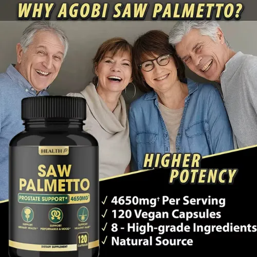 Saw Palmetto 120 Capsulas Soporte Prostatico Hombre - Sin Sabor-5