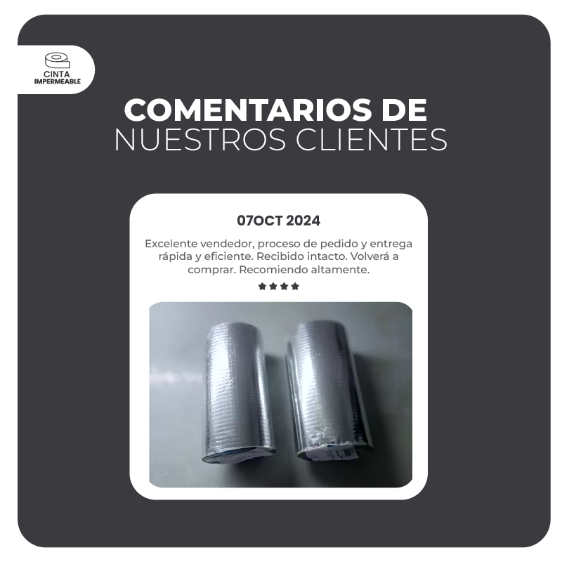 Cinta Impermeabilizante Tapagotera Autoadhesiva de Alta Resistencia 5 metros por 5 centímetros-3