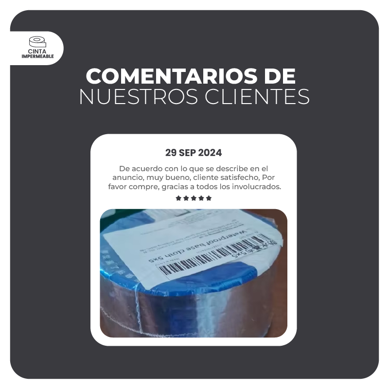 Cinta Impermeabilizante Tapagotera Autoadhesiva de Alta Resistencia 5 metros por 5 centímetros-4