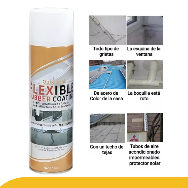 Sellante de Goteras en Spray 700ml Premium – Reparación Rapida, Impermeable y Versátil-3