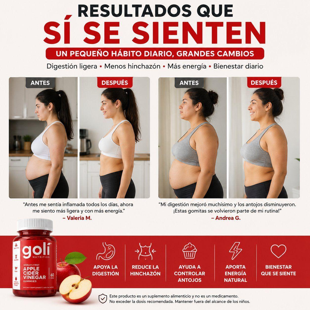 Gol Suplemento En Gomitas Vinagre De Manzana 60 Unidades-6