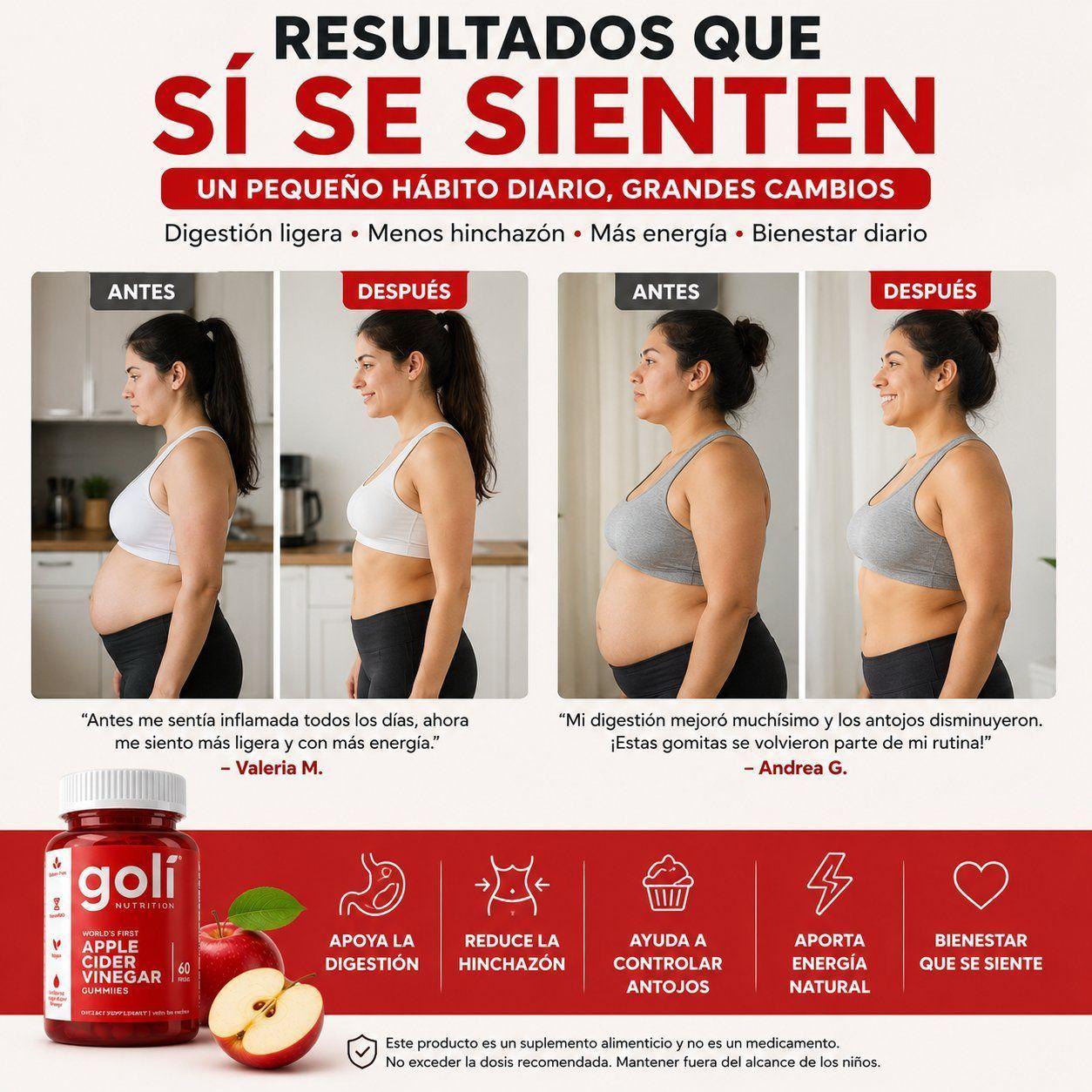 Gol Suplemento En Gomitas Vinagre De Manzana 60 Unidades-6