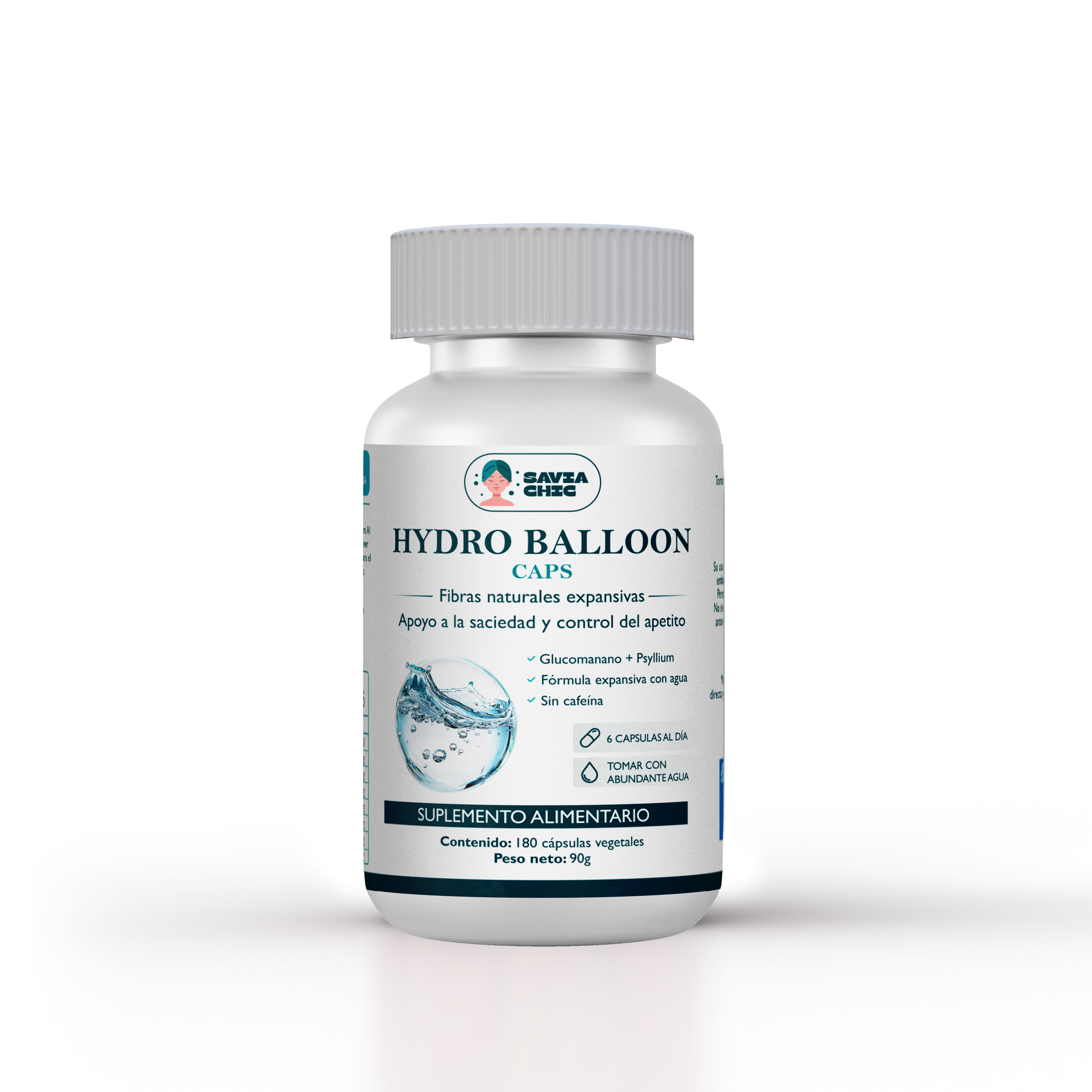 Balon Gastrico Para Adelgazar Hydro Balloon 180 Cápsulas Sin Sabor-0