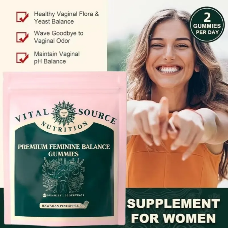 Vital Source Women's Balance Gummies 60 Gomita - Probiotico Femenino-7