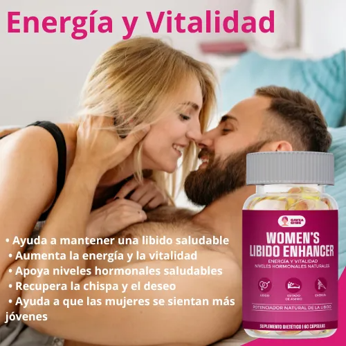 Potenciador Libido Mujer Maca Tribulus Ginseng 60 Caps - Sin Sabor-2