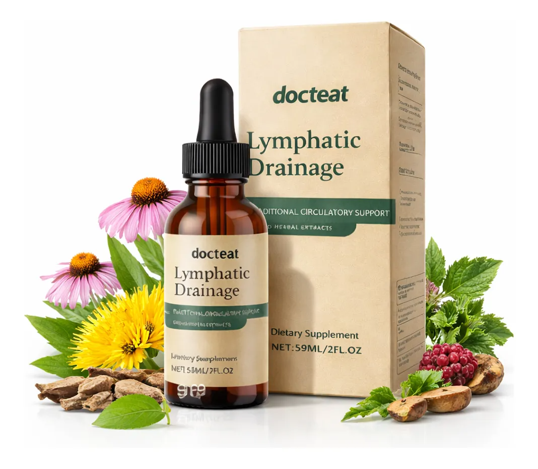 Gotas Drenaje Linfático Natural Suplemento Herbal 59 Ml-0