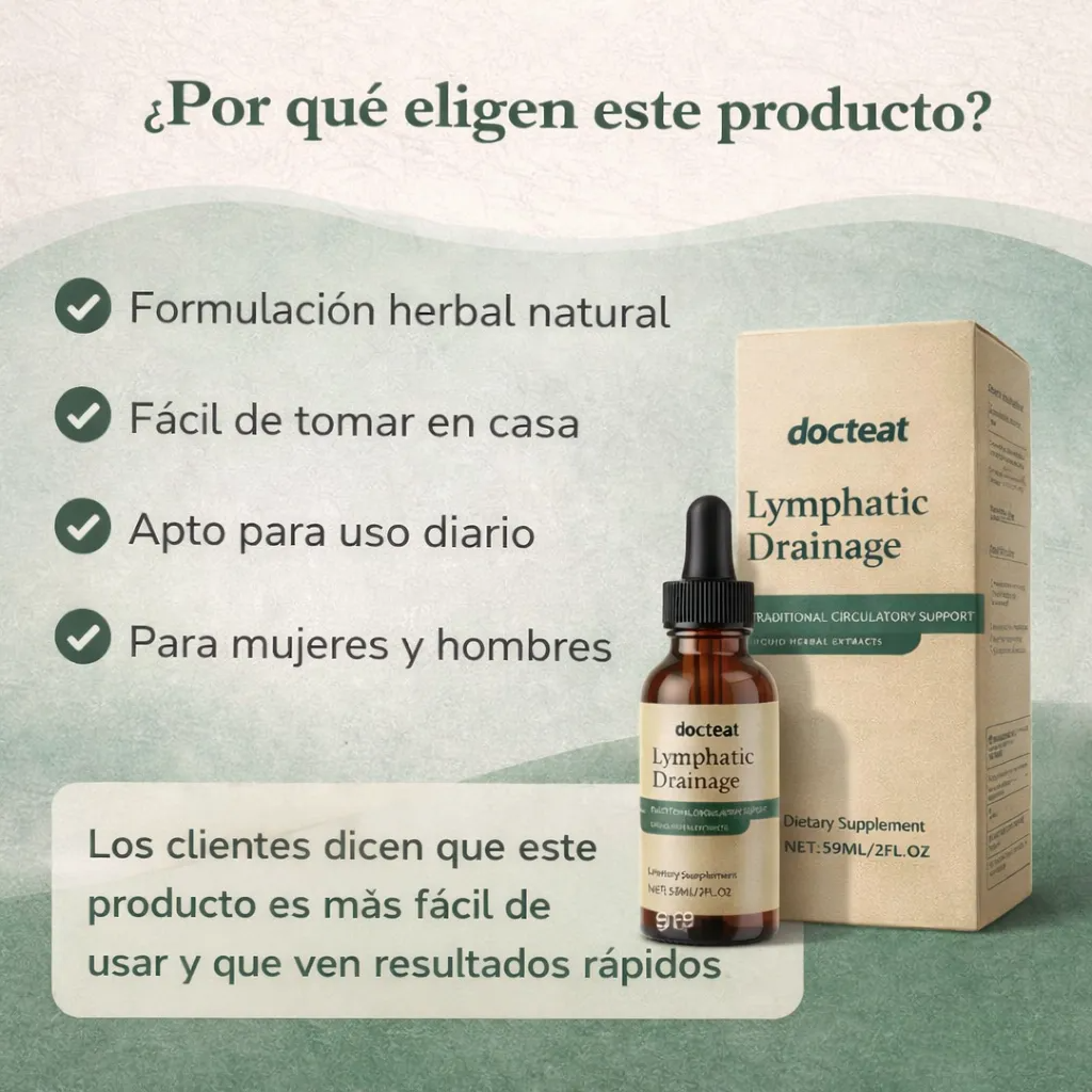 Gotas Drenaje Linfático Natural Suplemento Herbal 59 Ml-3