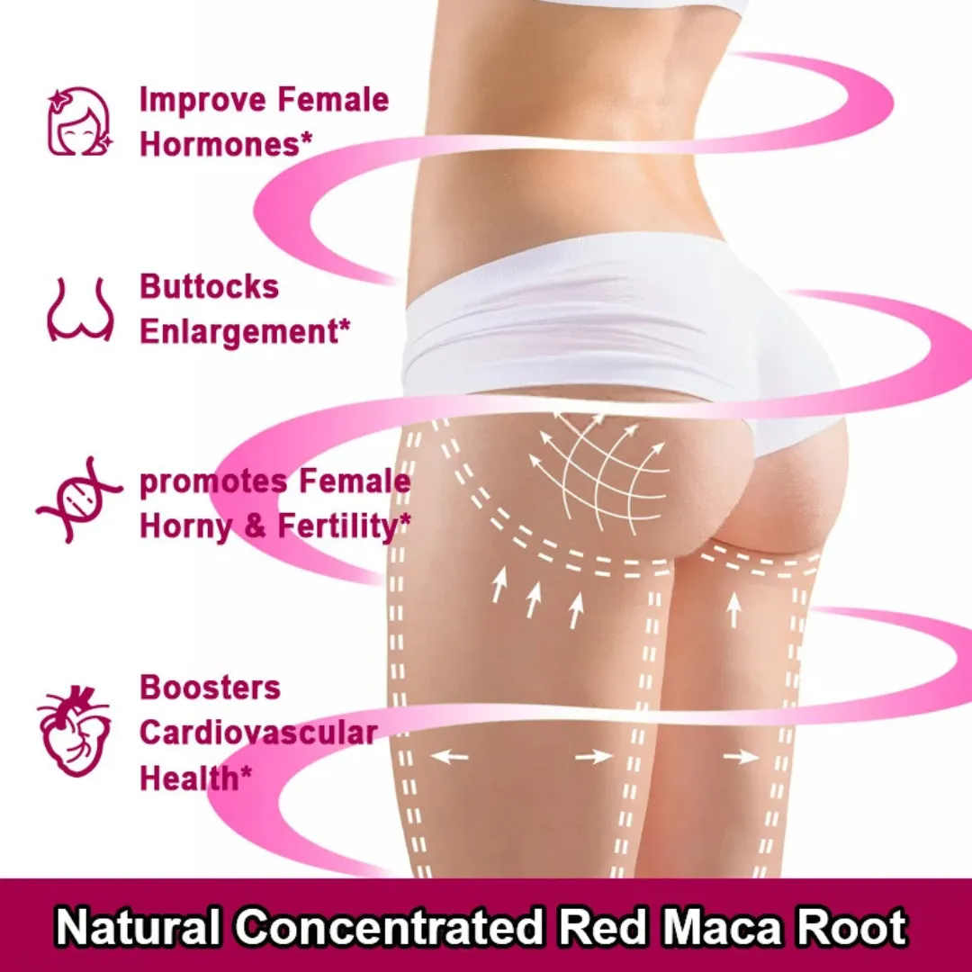 Aguaje Maca Aumenta Gluteos Equilibrio Mujer Sin Sabor 60 Capsulas-2