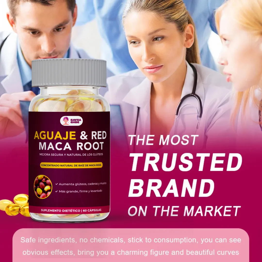 Aguaje Maca Aumenta Gluteos Equilibrio Mujer Sin Sabor 60 Capsulas-4