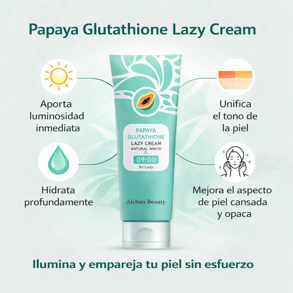 Crema Aclarante Para Manchas De La Piel Papaya Glutatión-2