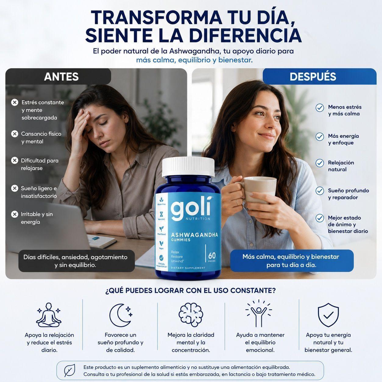 Gol Suplemento En Gomitas Para Estres Y Sue o 60 Unidades-4
