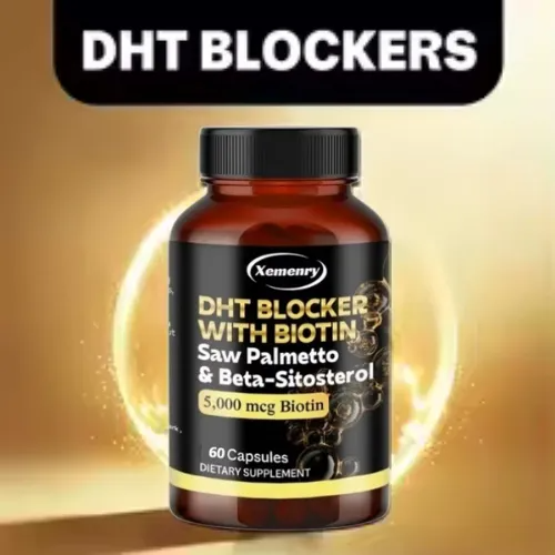 Dht Blocker Con Biotina 5000mcg Prostata Y Cabello Sin Sabor-2