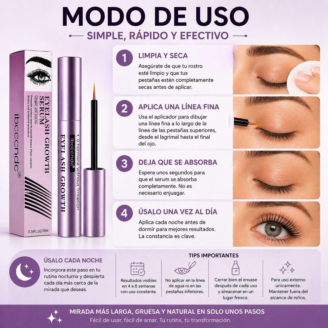Serum Alargador Y Fortalecedor De Pestañas Original 5ml-4