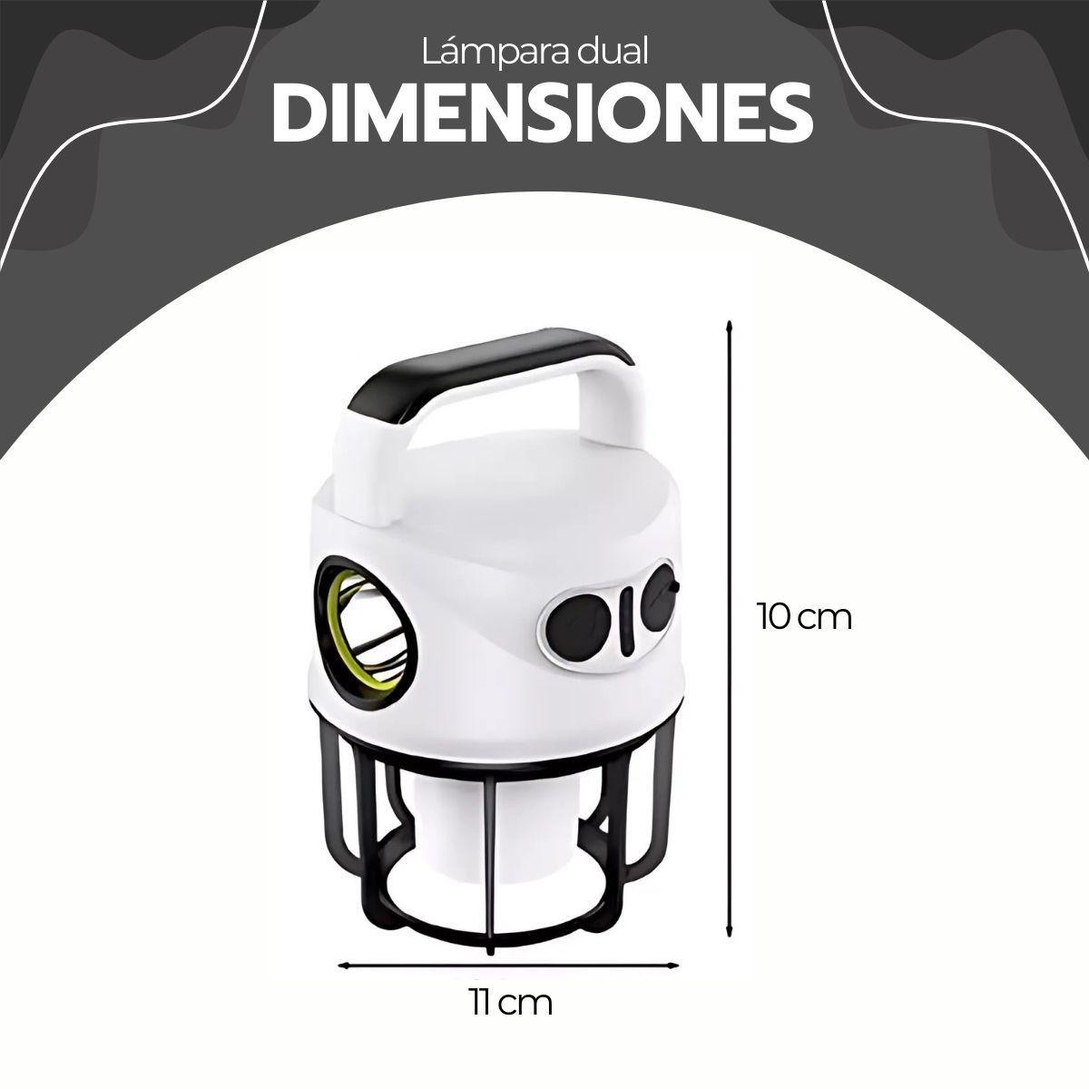 Lámpara Camping Dual LED Recargable con Power Bank-4