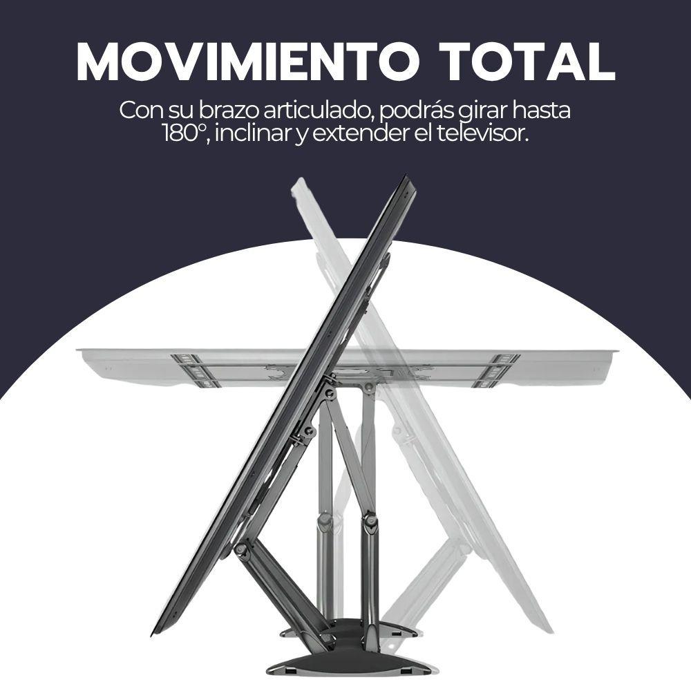 Soporte TV Full Motion 40–80" Acero Reforzado Giro 180°-7