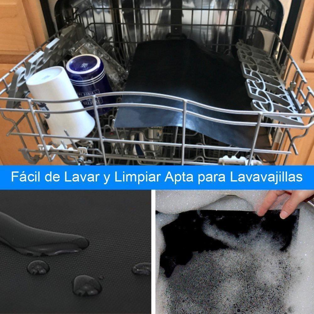 3 Set Laminas Para Parrilla Antiadherente Teflon Para Asados-4