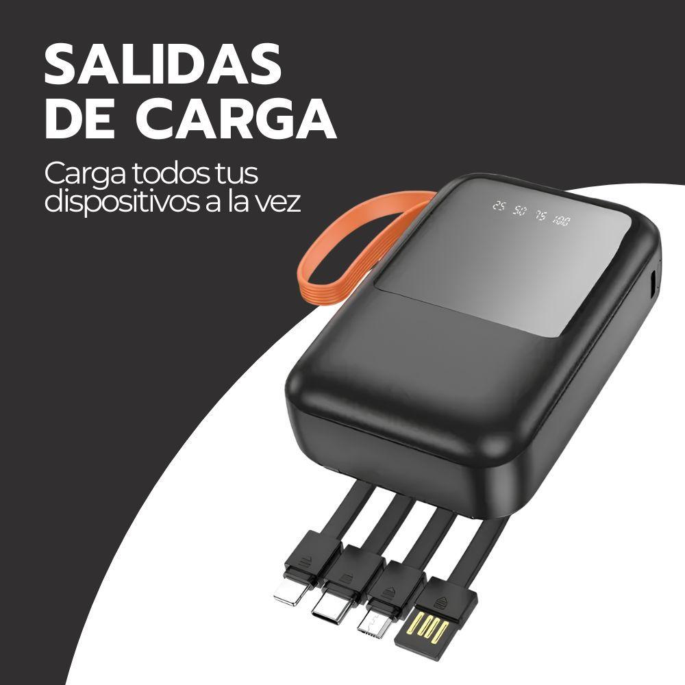 Power Bank R47 10000mAh Carga Rápida LED Pantalla-5
