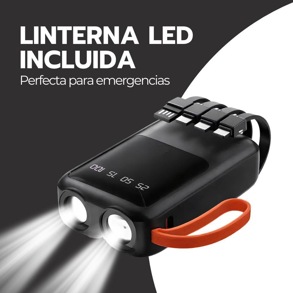 Power Bank R47 10000mAh Carga Rápida LED Pantalla-7