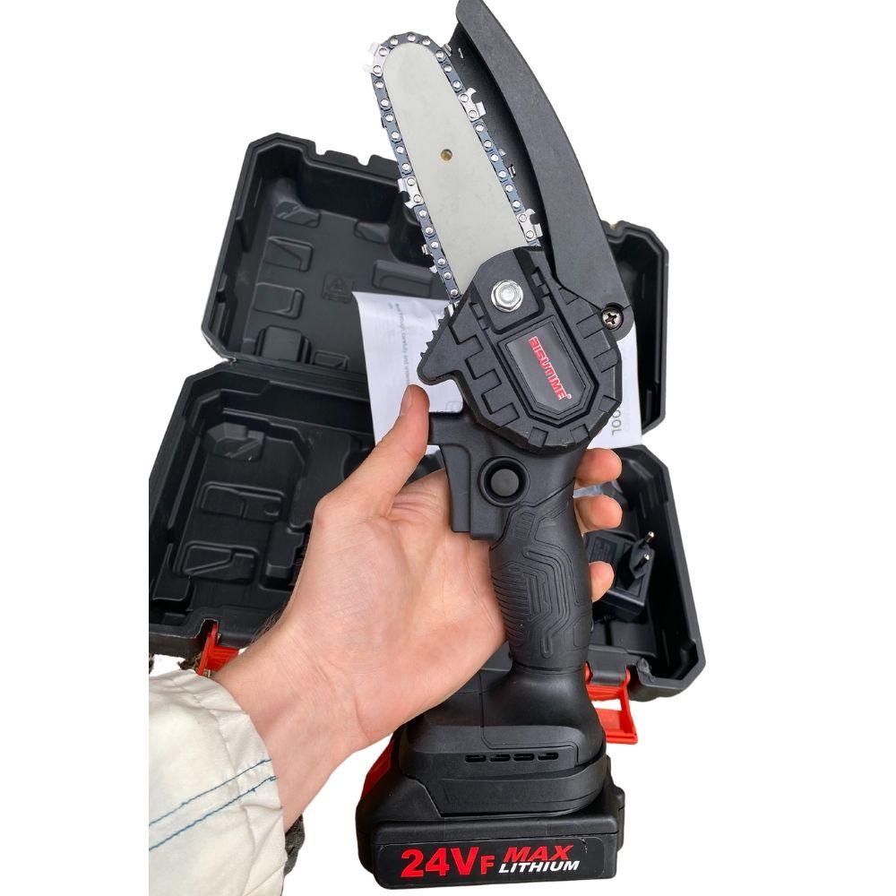 Motosierra Eléctrica Recargable Portátil 4"-7