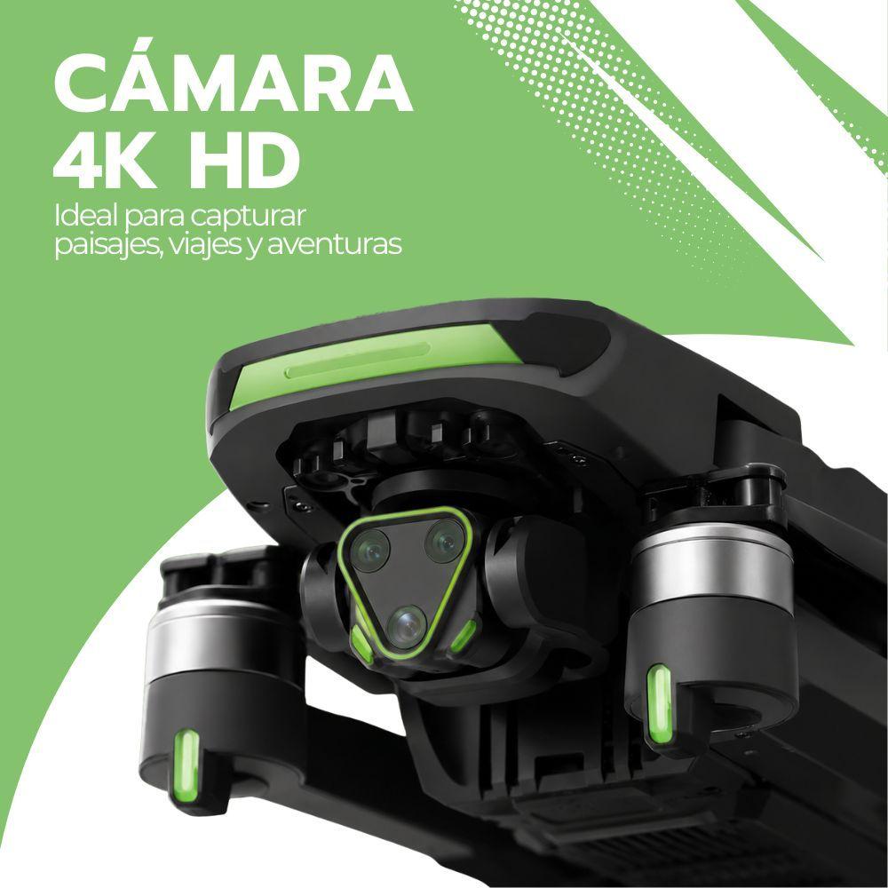 Dron Cámara 4K Ultra HD Brushless Plegable Con Control Remoto Evitación Obstáculos 360° Wi Fi 128GB-5
