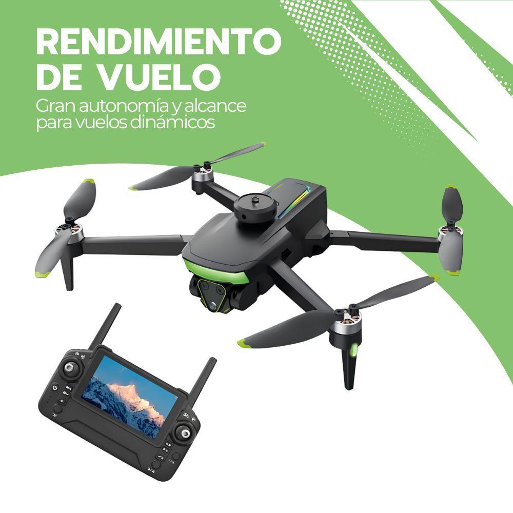 Dron Cámara 4K Ultra HD Brushless Plegable Con Control Remoto Evitación Obstáculos 360° Wi Fi 128GB-9