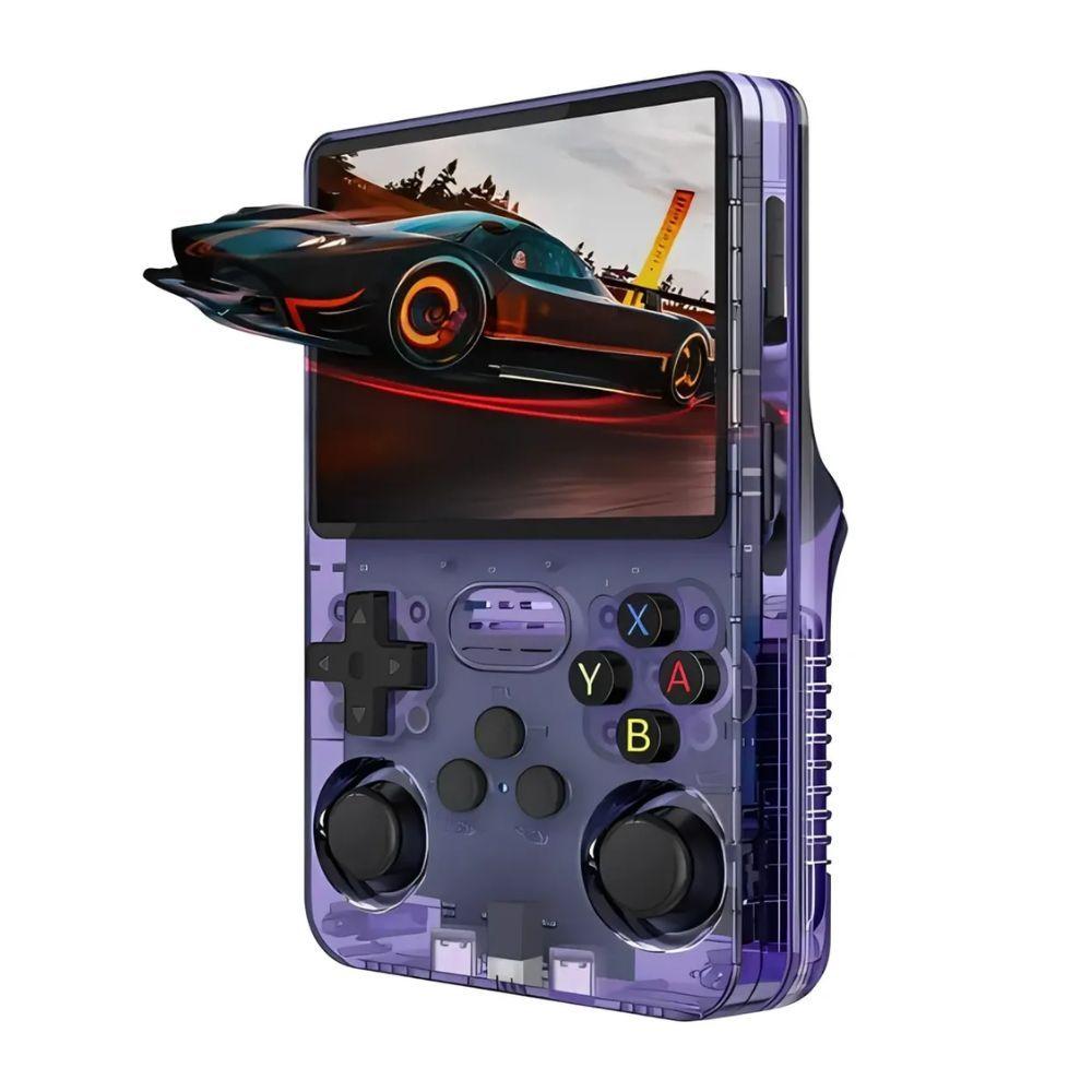 Consola Retro Portátil R36S 64GB WiFi +10000 Juegos Morado-0