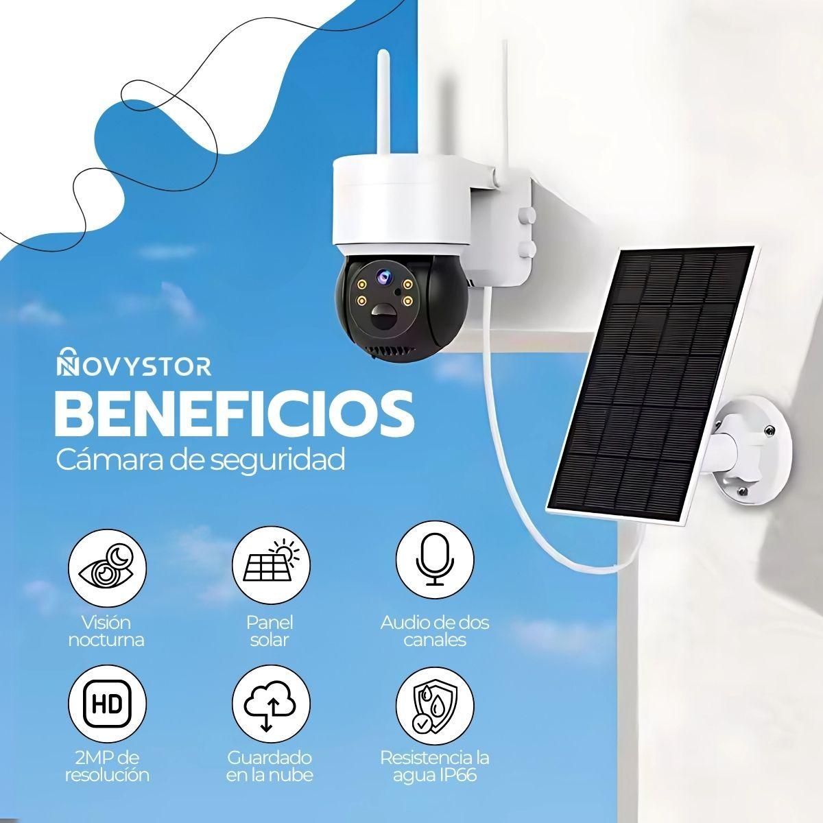 Cámara Seguridad Solar Gun Ball 1080P IP66 Wifi 4G-3
