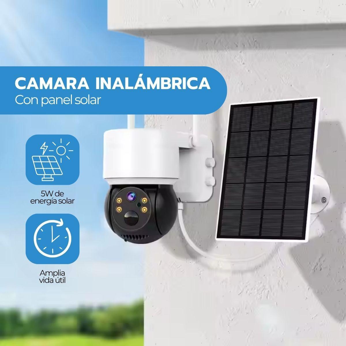 Cámara Seguridad Solar Gun Ball 1080P IP66 Wifi 4G-4