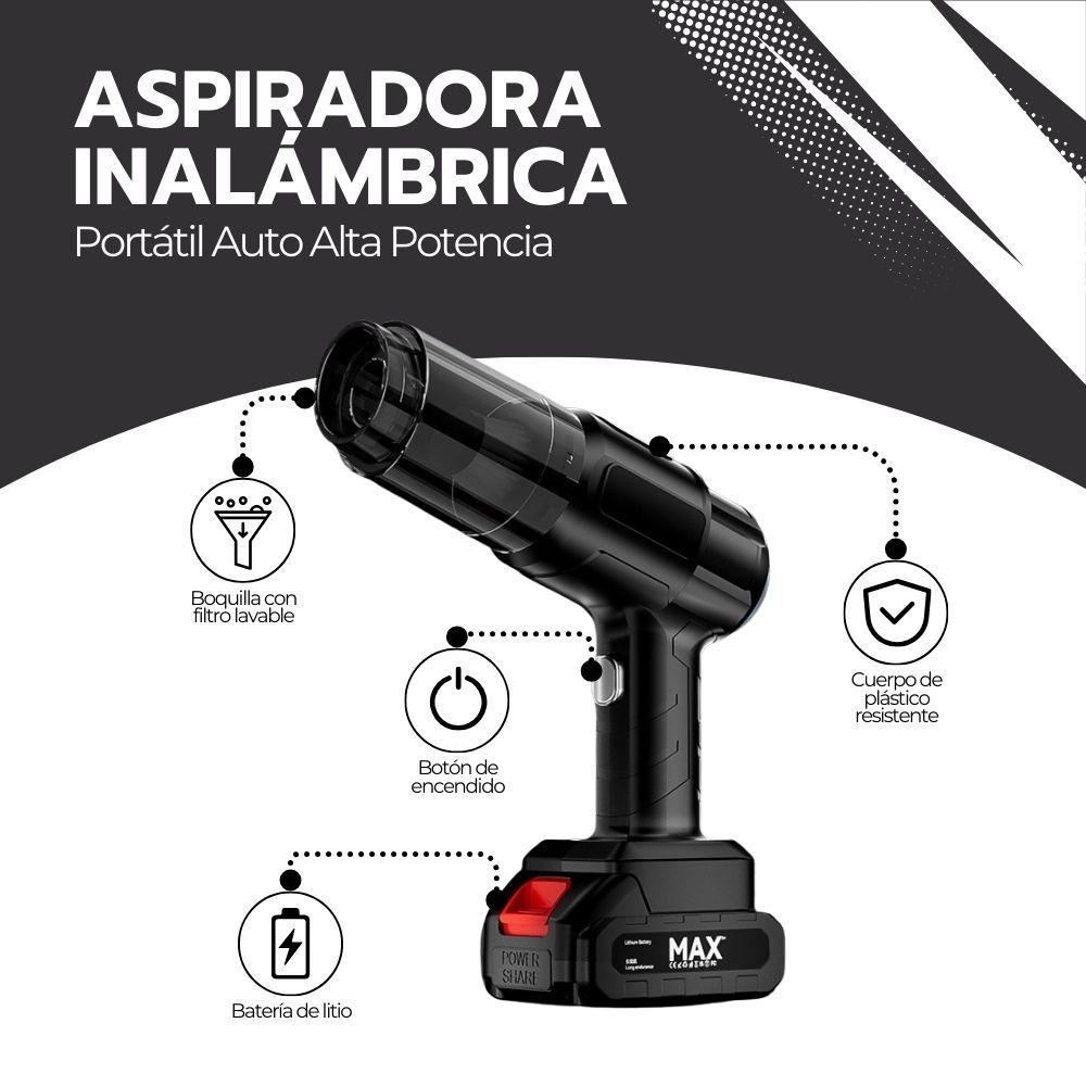 Aspiradora Inalámbrica Portátil Auto Alta Potencia 13000mAh-2