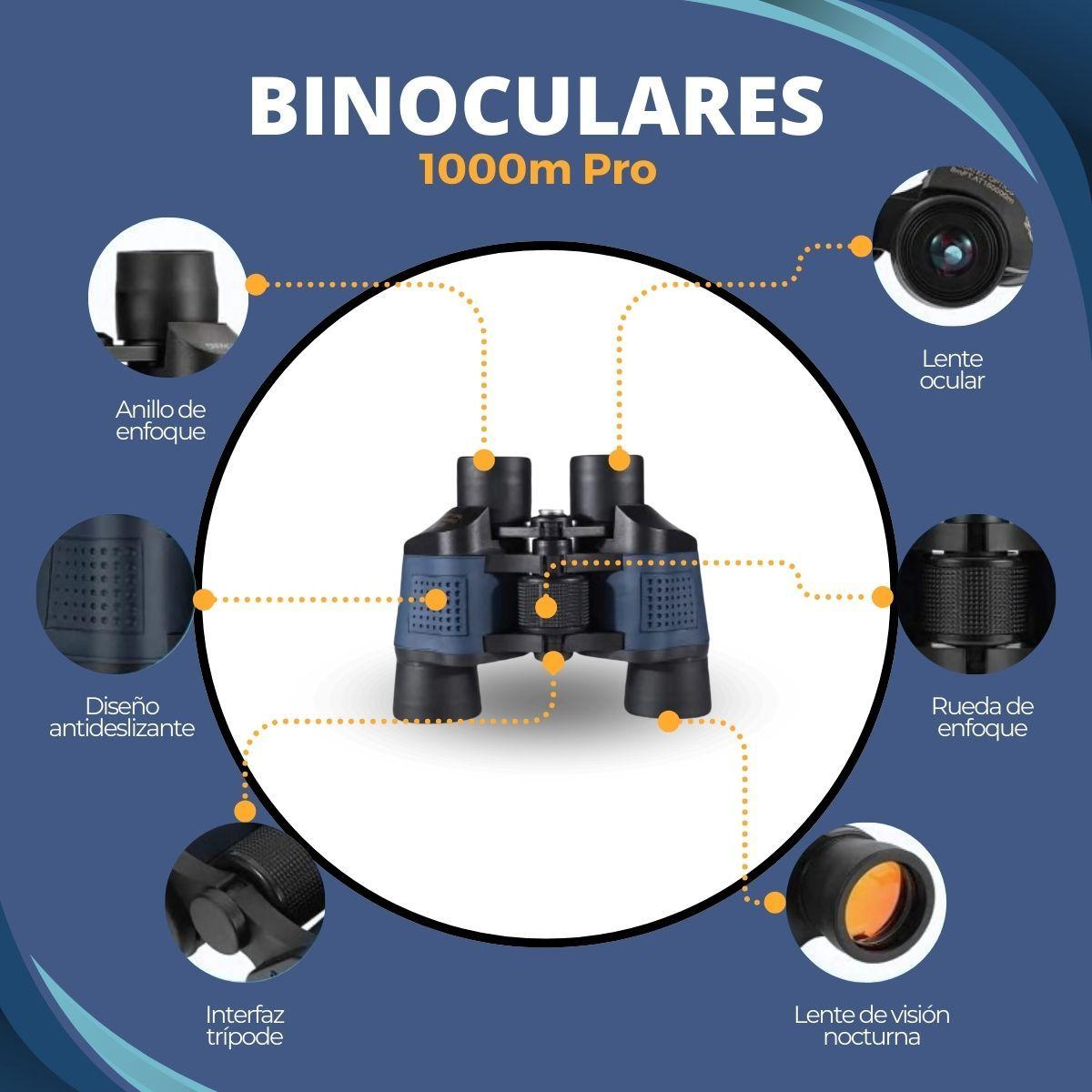 Binoculares Profesionales 60x60 Caza Binocular 1000m Pro-2