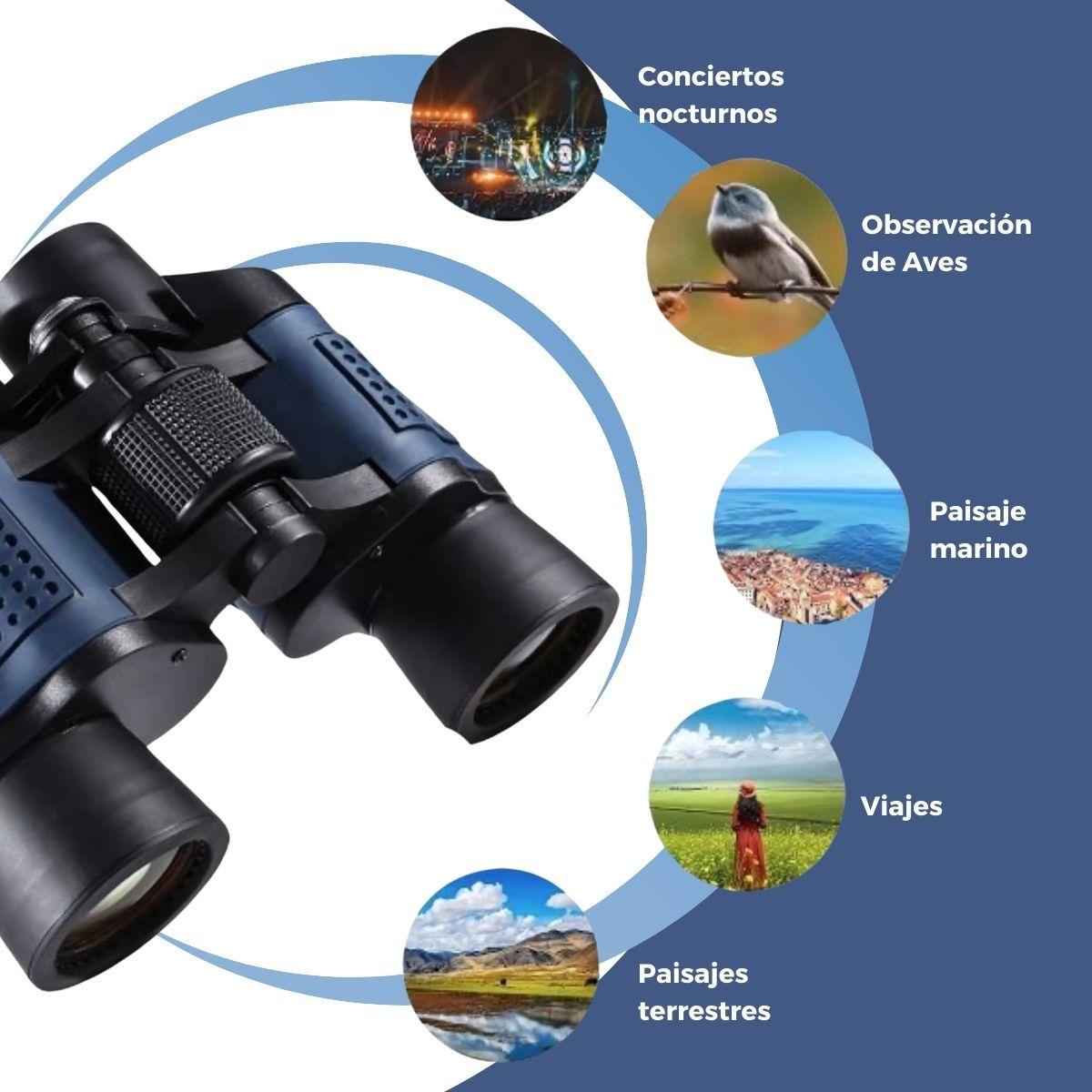 Binoculares Profesionales 60x60 Caza Binocular 1000m Pro-4