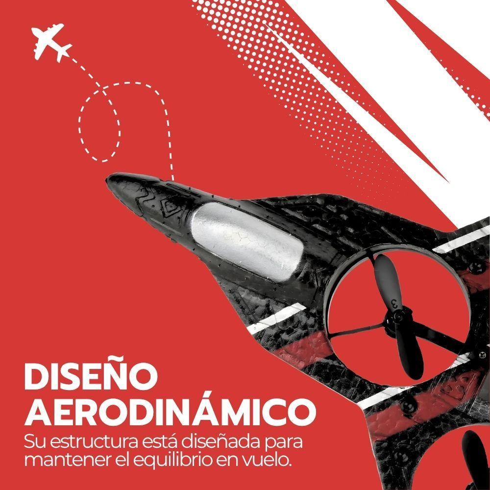 Juguete Drone Avión Espuma Planeador Control Remoto Batería-4